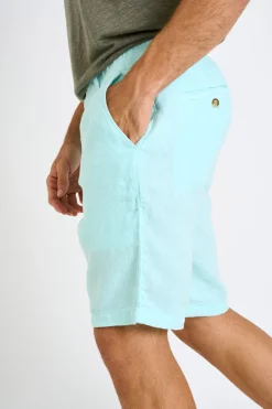 Cala 1789 Bermuda en lin bleu XAVIER LINDYE Fashion
