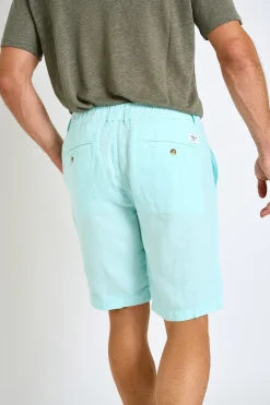 Cala 1789 Bermuda en lin bleu XAVIER LINDYE Fashion