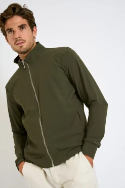 Cala 1789 Blouson Kaki à zip Luc Lescada Outlet