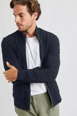 Cala 1789 Blouson Marine à zip Luc Lescada Hot