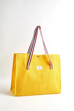 Cala 1789 Cabas de plage héritage Jaune CABAS HERITAGE Discount