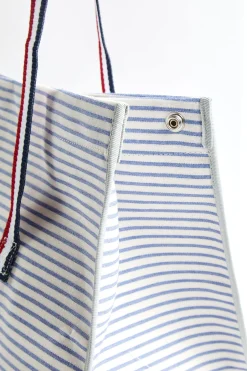 Cala 1789 Cabas de plage rayure ciel CABAS STRIPE CALA Sale