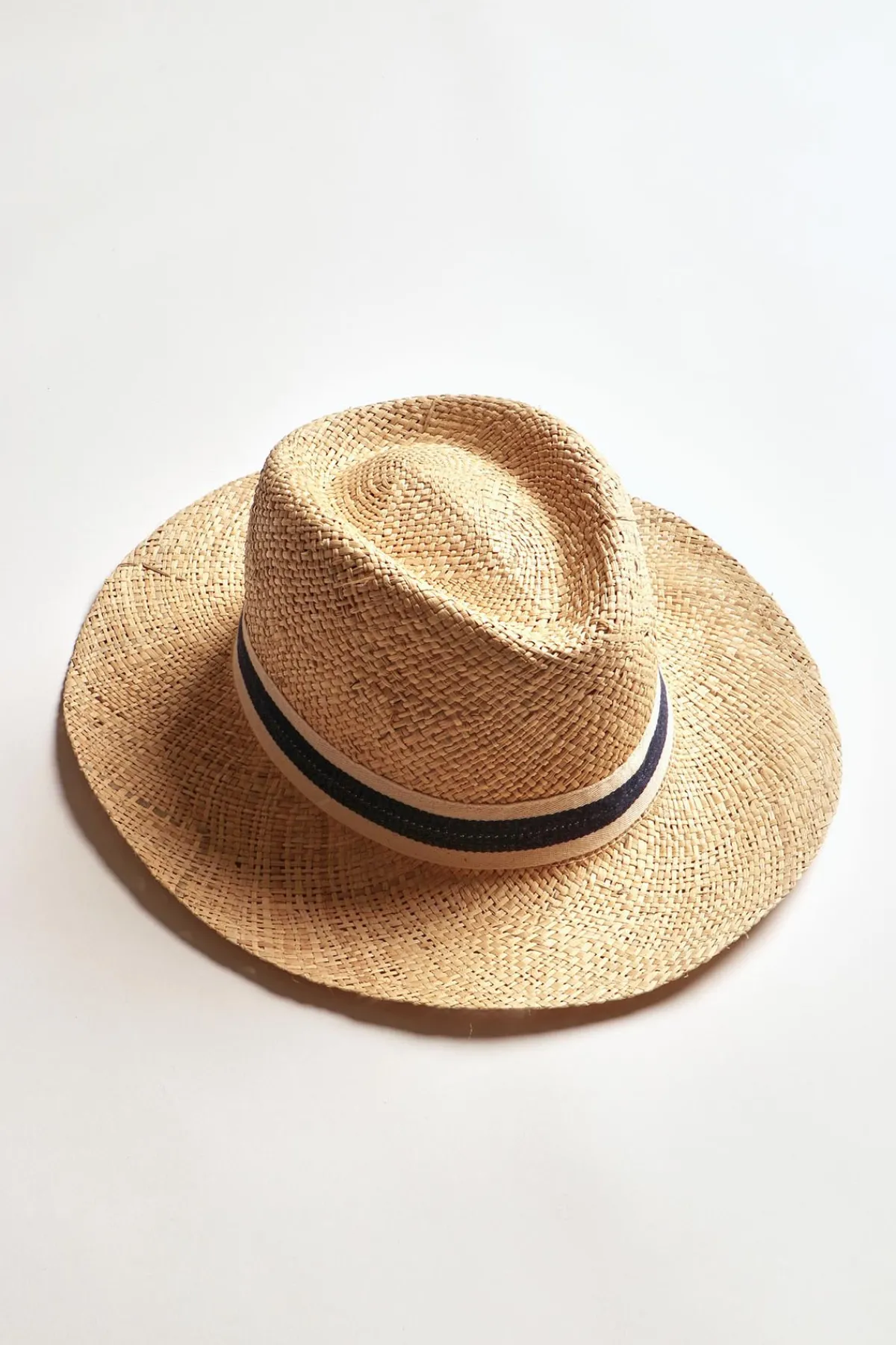Cala 1789 Chapeau naturel et marine MALLO CASANOVA Outlet