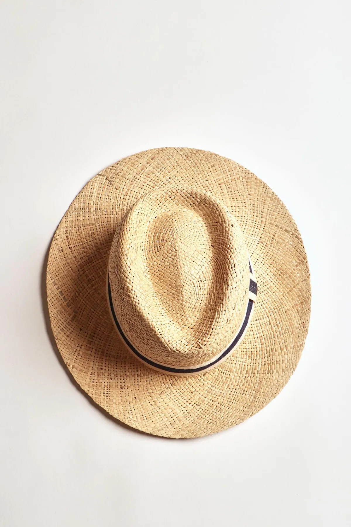 Cala 1789 Chapeau naturel et marine MALLO CASANOVA Outlet