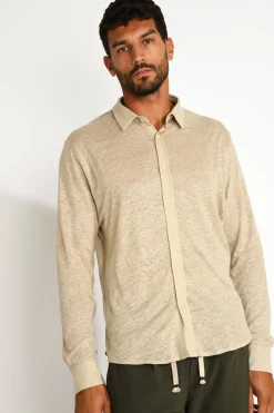 Cala 1789 Chemise beige JEAN LIN Discount