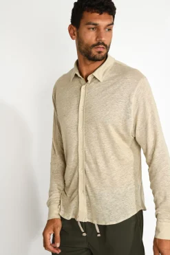 Cala 1789 Chemise beige JEAN LIN Discount
