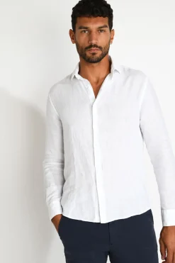Cala 1789 Chemise blanche QUENTIN PISE matière coton Online