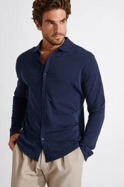 Cala 1789 Chemise bleu marine FAUST TERZO Fashion