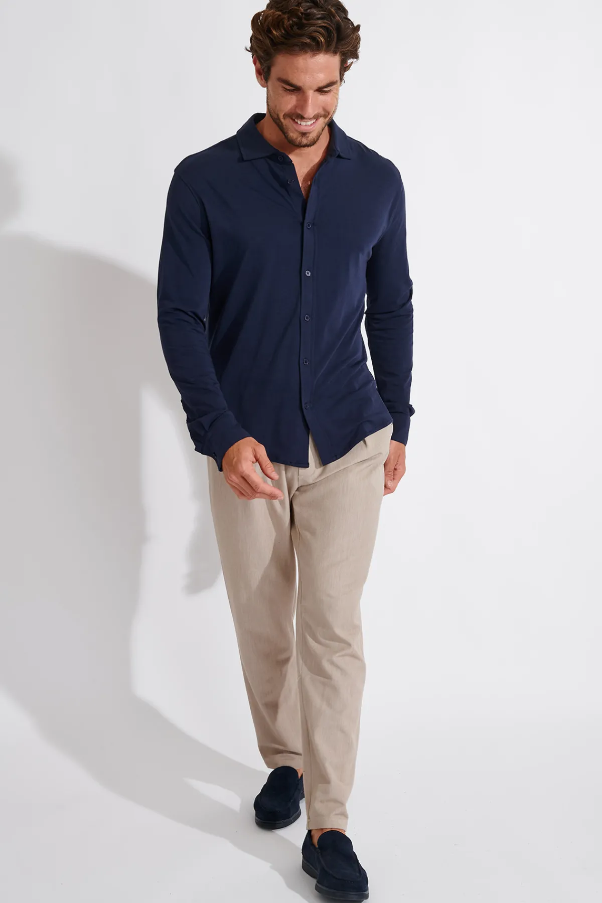 Cala 1789 Chemise bleu marine FAUST TERZO Fashion