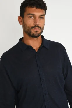 Cala 1789 Chemise bleu marine JEAN LIN Best