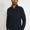 Cala 1789 Chemise bleu marine QUENTIN CARARE Sale