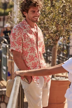 Cala 1789 Chemise corail STEFANO AGORA Sale