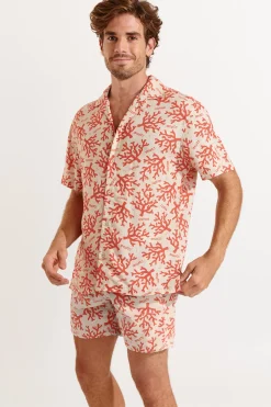 Cala 1789 Chemise corail STEFANO AGORA Sale