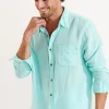 Cala 1789 Chemise en lin eaux CHEMISEML LINDYE Hot