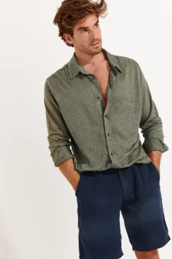 Cala 1789 Chemise kaki ALAIN LIN Discount