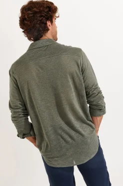 Cala 1789 Chemise kaki ALAIN LIN Discount