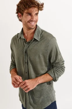 Cala 1789 Chemise kaki ALAIN LIN Discount