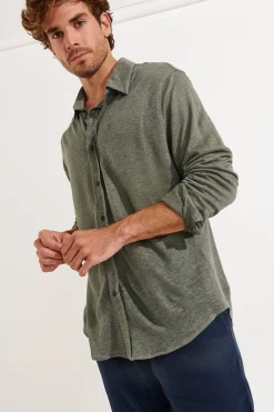 Cala 1789 Chemise kaki ALAIN LIN Discount