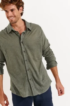 Cala 1789 Chemise kaki ALAIN LIN Discount