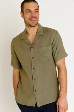 Cala 1789 Chemise kaki manches courtes ALEXIS PISE Clearance