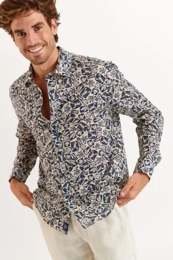 Cala 1789 Chemise marine ALAIN CORFOU Outlet