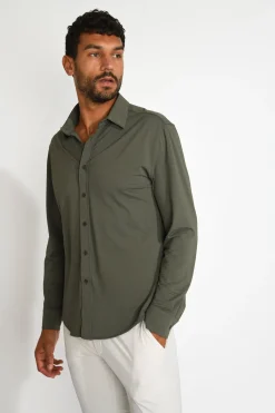 Cala 1789 Chemise technique kaki JEAN TRIESTE Best