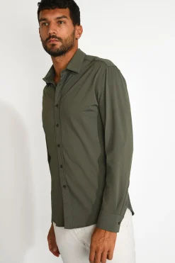 Cala 1789 Chemise technique kaki JEAN TRIESTE Best
