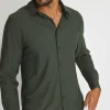 Cala 1789 Chemise vert sapin technique JEAN BAIABLUE Best