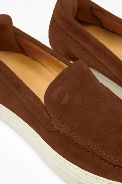Cala 1789 Espadrilles en cuir acajoux LEON MARINELLA New