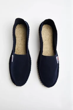 Cala 1789 Espadrilles en toile Bleu Marine - Made in France CLASSIQUE UNI Clearance