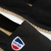 Cala 1789 Espadrilles en toile Noire - Made in France CLASSIQUE UNI Clearance