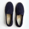 Cala 1789 Espadrilles Mocassin Cuir Marina Marine MARINA LEATHER Clearance