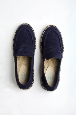Cala 1789 Espadrilles Mocassin Cuir Marina Marine MARINA LEATHER Clearance