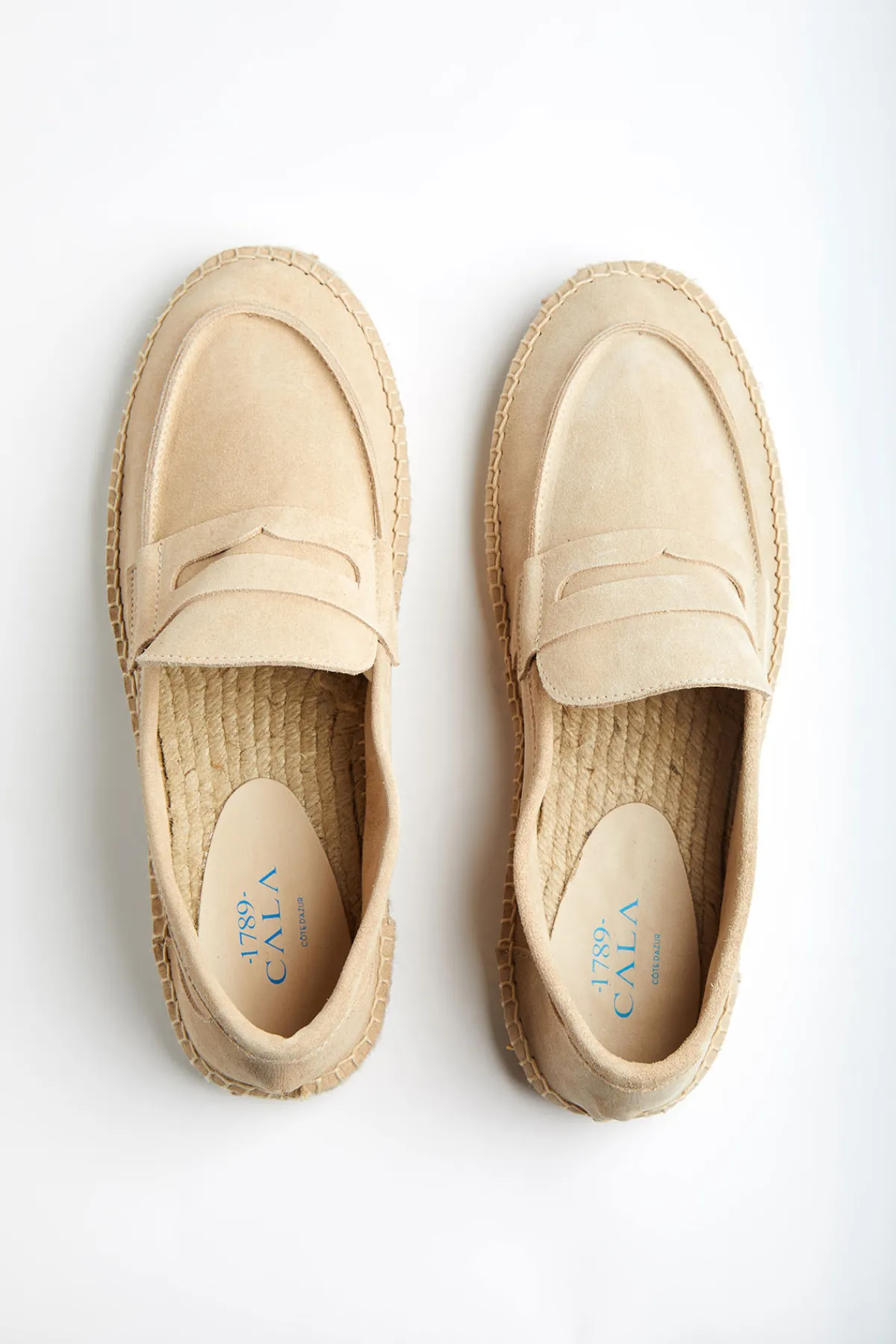 Cala 1789 Espadrilles Mocassin Cuir Marina Lumière MARINA LEATHER Fashion