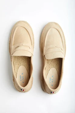 Cala 1789 Espadrilles Mocassin Cuir Marina Lumière MARINA LEATHER Fashion