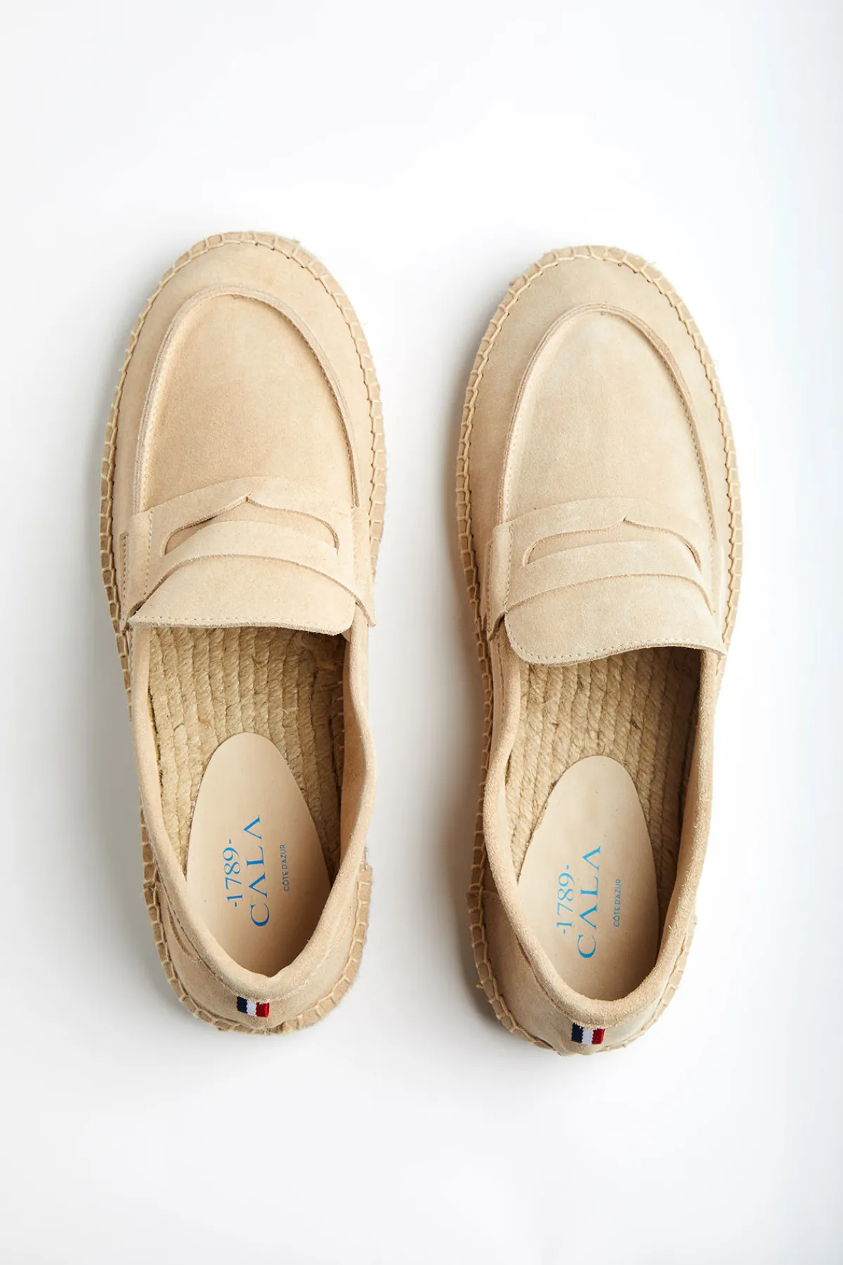 Cala 1789 Espadrilles Mocassin Cuir Marina Lumière MARINA LEATHER Fashion