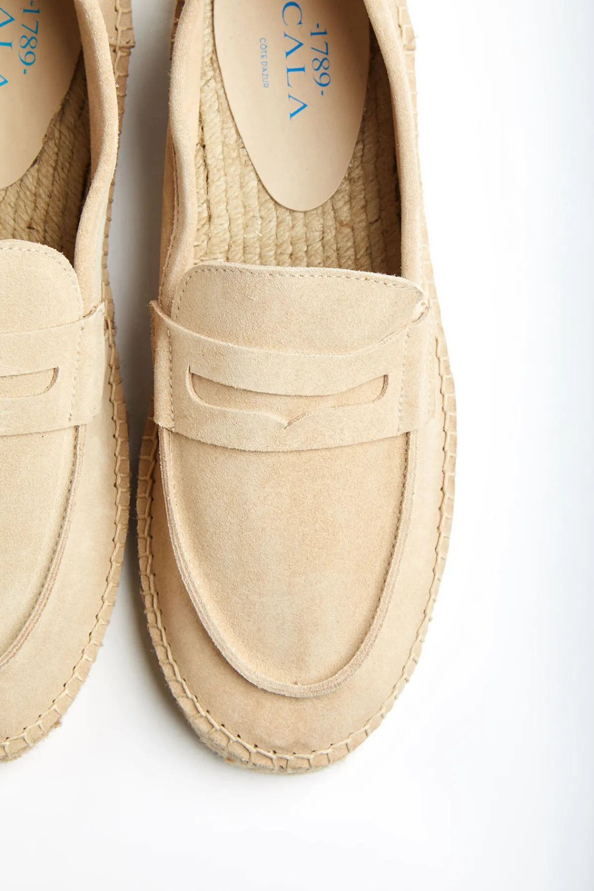 Cala 1789 Espadrilles Mocassin Cuir Marina Lumière MARINA LEATHER Fashion