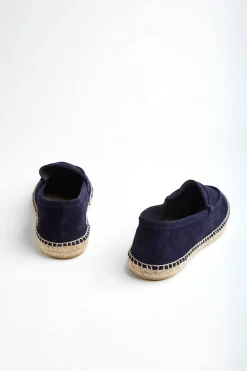 Cala 1789 Espadrilles Mocassin Cuir Marina Marine MARINA LEATHER Clearance