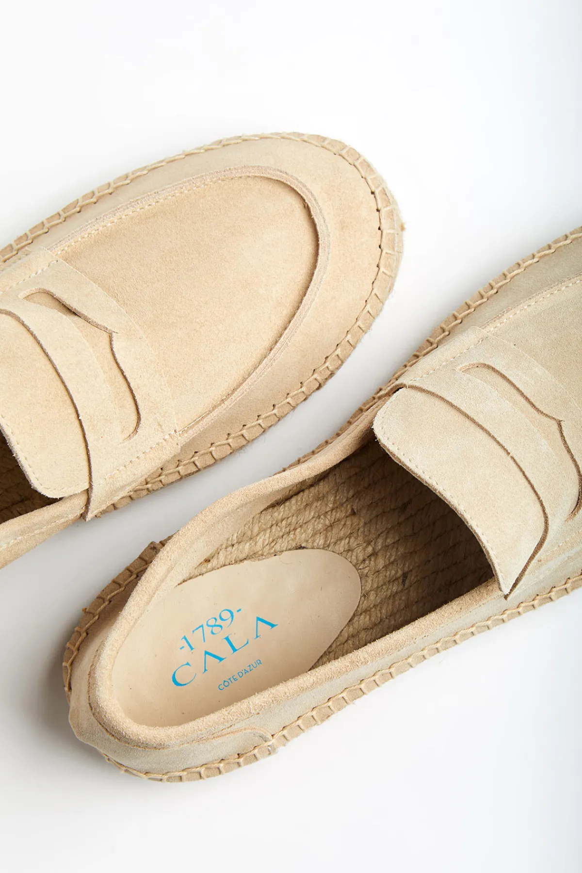 Cala 1789 Espadrilles Mocassin Cuir Marina Lumière MARINA LEATHER Fashion