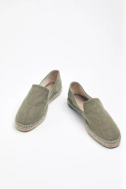 Cala 1789 Espadrilles Slip On Kaki SLIPON COTON Hot