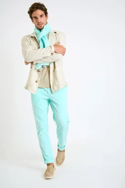 Cala 1789 Foulard en lin eaux ELIAS LINDYE Sale