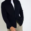 Cala 1789 Gilet à col montant bleu marine GABIE TRAPANI Discount