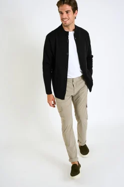 Cala 1789 Gilet à col montant noir GABIE TRAPANI Fashion