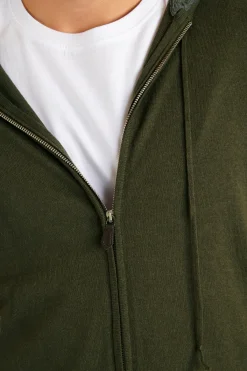 Cala 1789 GILET A CAPUCHE KAKI LUCA MONZA Fashion