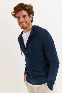 Cala 1789 Gilet zippé marine LUCA MERCATI New