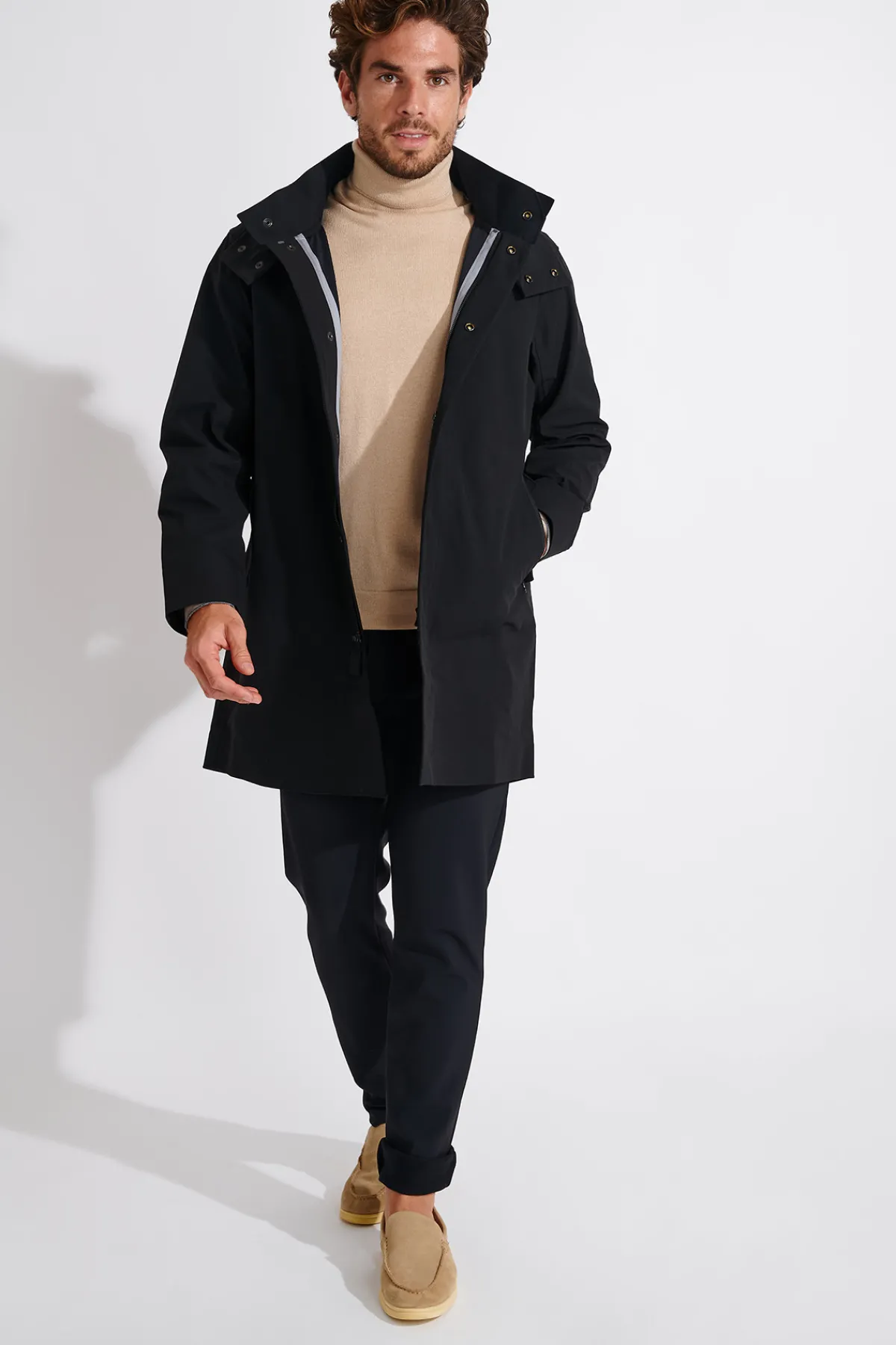 Cala 1789 Manteau imperméable noir LOUIS TELLARO Fashion