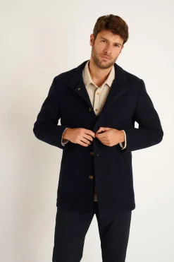 Cala 1789 MANTEAU MARINE UMBERTO KARALIS Clearance