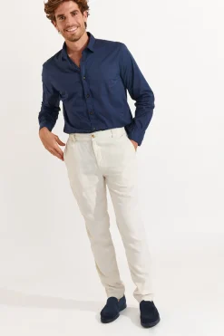Cala 1789 Pantalon Beige écoresponsable Chino Arenza Clearance