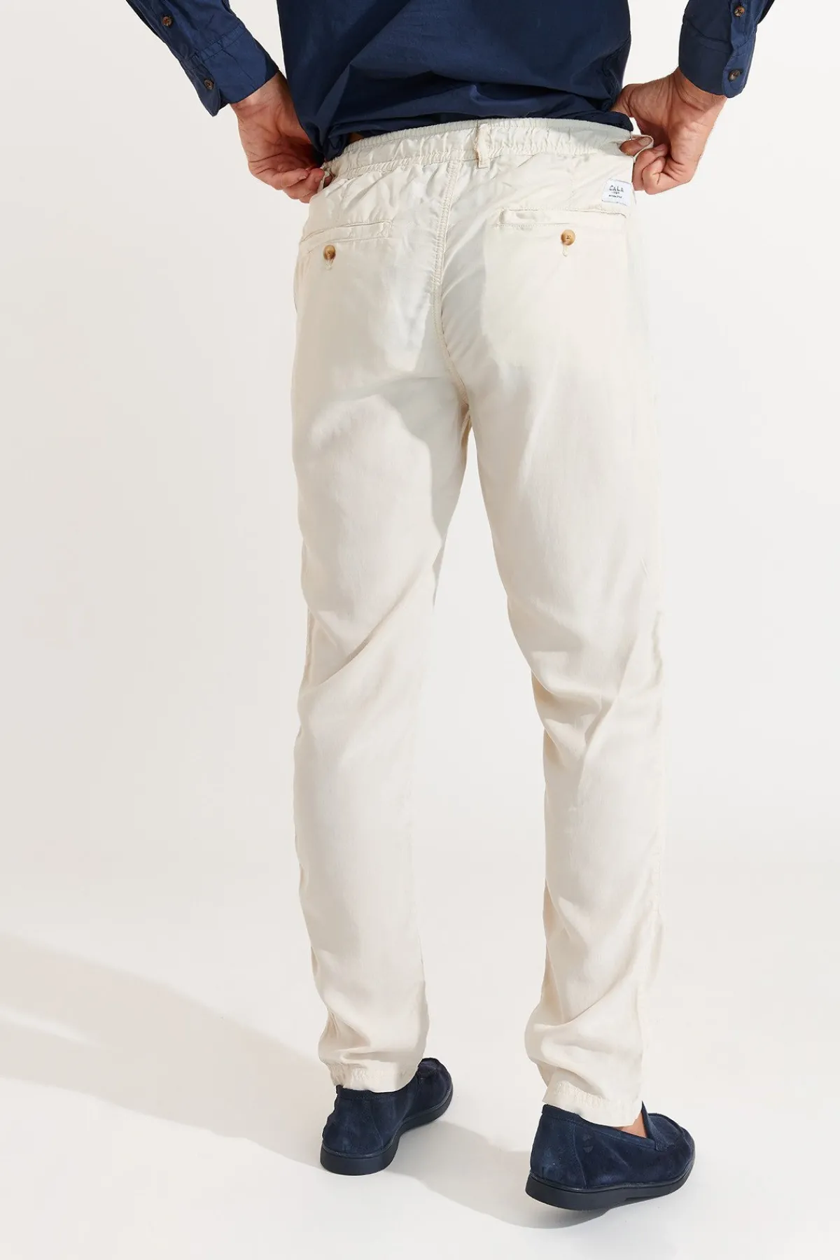 Cala 1789 Pantalon Beige écoresponsable Chino Arenza Clearance
