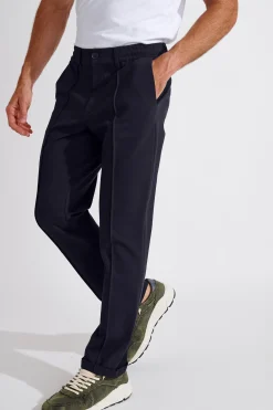 Cala 1789 Pantalon bleu marine CHARLES RAVENNE Hot
